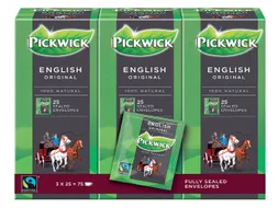 Zwarte Thee Pickwick Fair Trade English 25x2.5gr