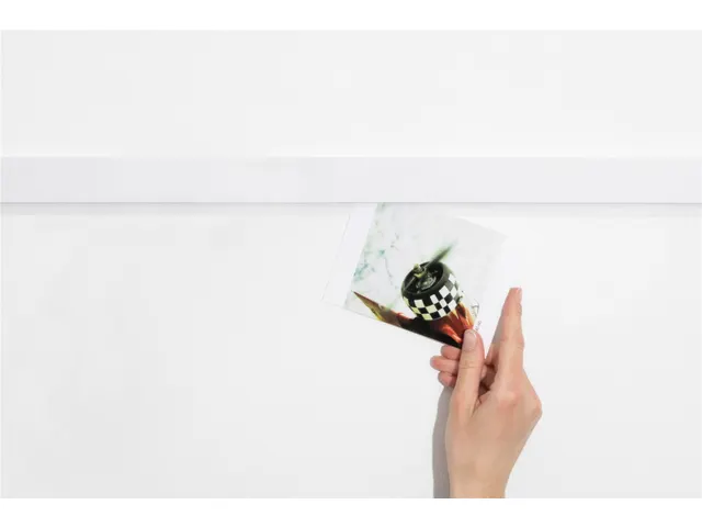 Aluminium wand klemlijst MAULgrip 100.5 cm Wit