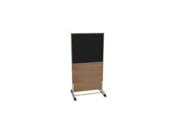 scheidingswand,HxB 1545x800mm,NT-cherry,BN8033-zwart