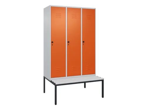 locker voor scheiding van kleding,HxBxD 2120x1200x815mm,3vak