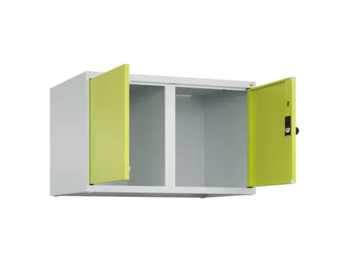opzetkast,v. locker,2vak.,vak B 400mm,HxBxD 500x800x500mm,vleugeldeur