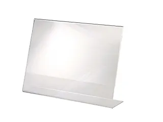 Tafelstandaard Seco A4 landscape schuin glashelder - 3