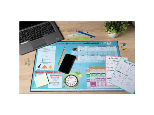 Onderlegger PVC 37,5 x57,5cm Wiskunde