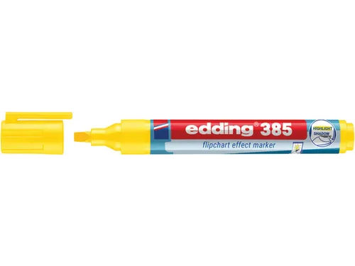 Edding 385 Flipchart effect marker Geel