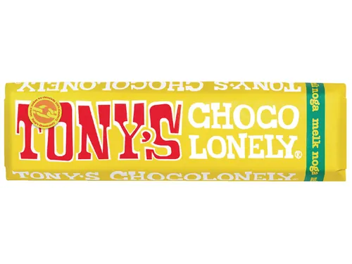 Chocolade Tony's Chocolonely reep 47gr melk noga