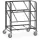 Esd-eurobakkenwagen 9390 250kg 820x610mm 3 Etages Open Frame Ral7015