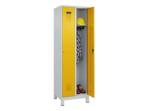 locker,HxBxD 1950x600x500mm,2vak,vak B 300mm,cil.-slot,voeten