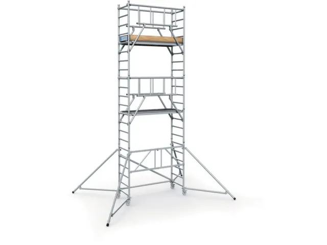 klapsteiger,platform H 4,55m,BxD 1800x600mm,steiger H 5,65m