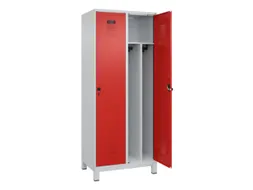 locker voor scheiding van kleding,HxBxD 1950x800x500mm,2vak