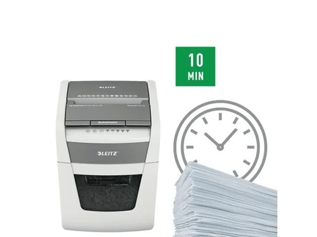 Papiervernietiger Leitz IQ Auto+ Small Office 50X P4 snippers 4x28mm