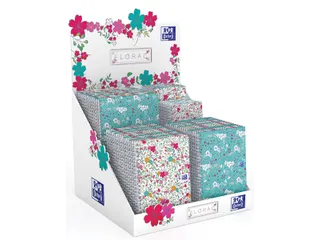 Floral Schrift/blok Lijn/ruit A5 A6 B5 Display 60 stuks - 1