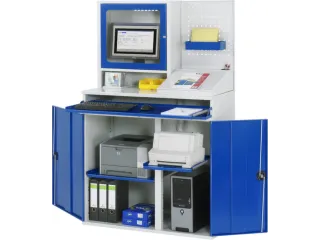 Computerkast 1770x 1100x 520mm Uittreklade Voor Toetsenbord Monitorvak - 3