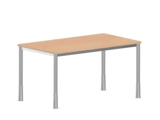In hoogte verstelbaar bureau,HxBxD 720-840x1400x800mm,NE-esdoorn - 2