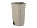 OUTLET Mobiele Container 100 Liter Beige Rubbermaid/ Deksel mobiele co