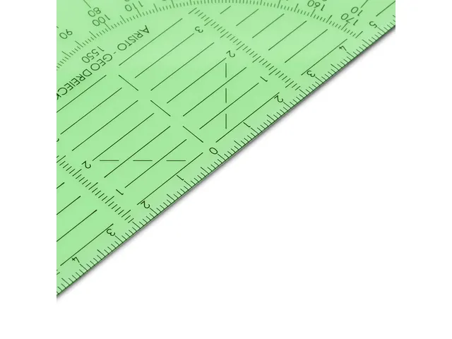 Geodriehoek Aristo 14 Cm Flexibel Groen