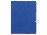 Elastomap zonder kleppen A4, Karton, Blauw