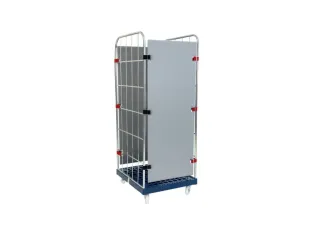 veiligheidsplaat,v. rolcontainer,HxB 1490x590mm,v. rolcontainer,PP - 1