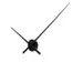 Wandklok NeXtime dia. 70cm zwart 'Hands'