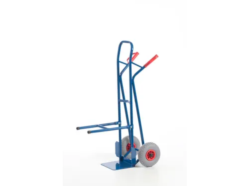Stoelensteekwagen Luchtbanden 250kg 1300x530mm Steekpl. 300x225mm