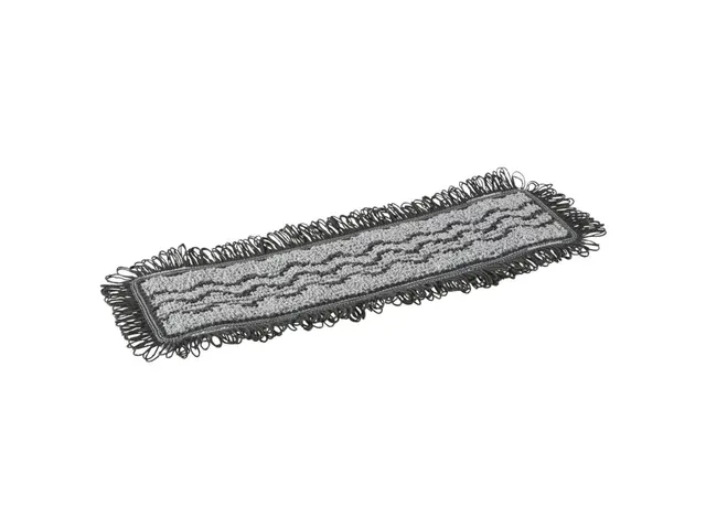 Microfibre Damp42 microvezel vlakmop donkergrijs pocket 400mm