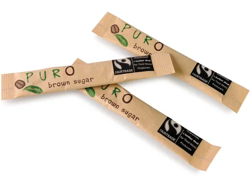 Rietsuikersticks Fairtrade Rietsuiker 3 gram 1000 Stuks
