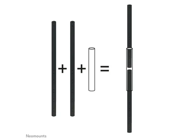 Neomounts FPMA-CPCONNECTBLACK Verlengbuis koppelstuk - max 50 kg - ges