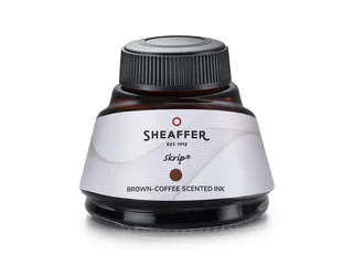 Inktpotje Sheaffer bruin inkt met koffiegeur 50ml - 1