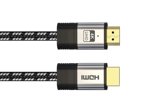 Premium Hdmi 2.0 Katoen Gevlochten Kabel Met Vergulde Connector - 4K V