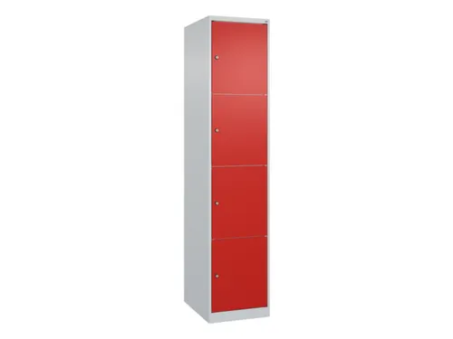 lockerkast,HxBxD 1850x400x500mm,1x4vakken,vak B 400mm,cil.-slot