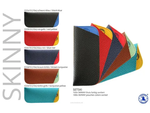 Etui I Need You Skinny voor leesbrillen assorti