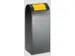Afvalverzamelaar Zelfblussend 60 Liter 800X320X320Mm Klemring Geel
