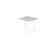 In hoogte verstelbaar bureau,HxBxD 680-850x800x800mm,blad grijs