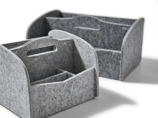 Lockerbox PET-vilt Groot grijs