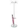 Kapstok 1800x500mm 6/12 Hoed- / Jashaken Paraplubak Aluminium-Zilver