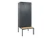 locker met bank,voor scheiding van kleding,HxBxD 2120x800x815mm,2vak