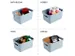 Boîte de rangement Sigma Home 17,7x12,8x9,3cm bleu 2,5L