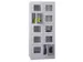 armoire multicases,HxlxP 1850x800x500mm,RAL7035,face avant RAL6011