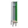 locker met bank,voor scheiding van kleding,HxBxD 2120x300x815mm,1vak