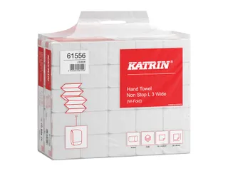 Handdoek Katrin w-vouw 3-laags 240x320mm 25x90 vel wit 61556 - 2