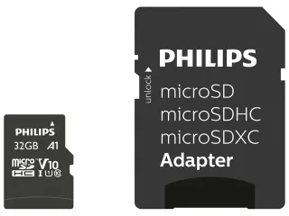 Micro SDHC Card Philips Class 10 UHS-I U1 32GB - 2