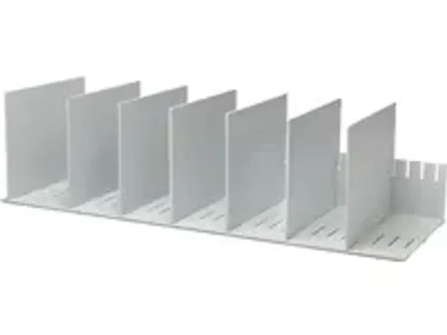 OUTLET Trieur à séparateurs smovibles 10 Diviseurs 80,2cm Gris