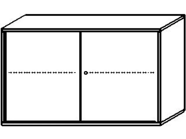 Kantoorkast 770x1200x430mm Decor Romp Lichtgrijs Decor Front Esdoorn