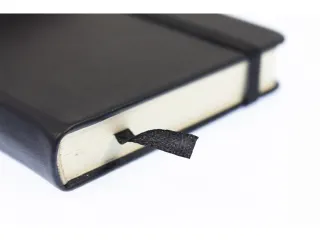 Schetsboek Kangaro A6 zwart PU hardcover 80 blad 140 grams roomwit pap - 8