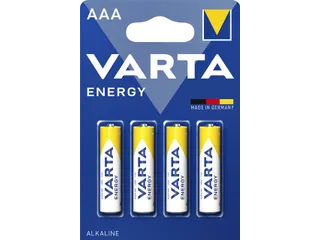 Batterij Varta Energy 4x AAA Alkaline 1.5V - 1