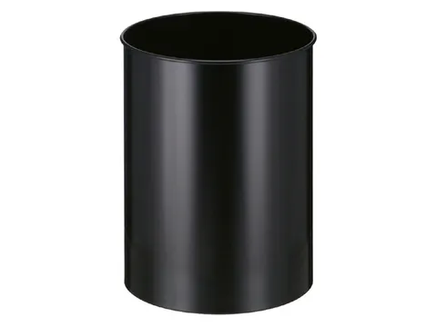 Papierbak Vepabins rond 30 liter Zwart