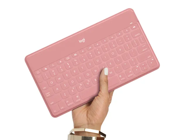 Clavier Bluetooth Logitech Keys-To-Go rose QWERTY Anglais US