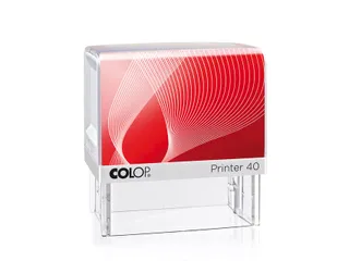 Tekststempel Colop Printer 40 +bon 6regels 59x23mm Blauw - 4