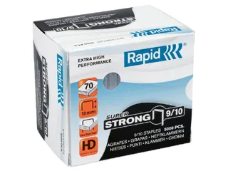 Nieten Rapid 9/10 gegalvaniseerd super strong 5000 stuks - 2