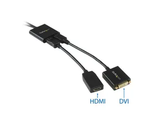 Mini Displayport Naar Displayport Multi-monitor Splitter 2-Poorts Hub - 4