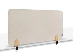 Elements Bureauscherm 60x120 akoestisch Beige klemmen